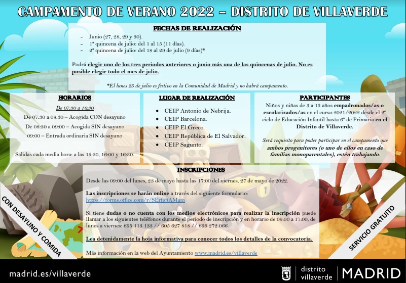 Campamentos de verano