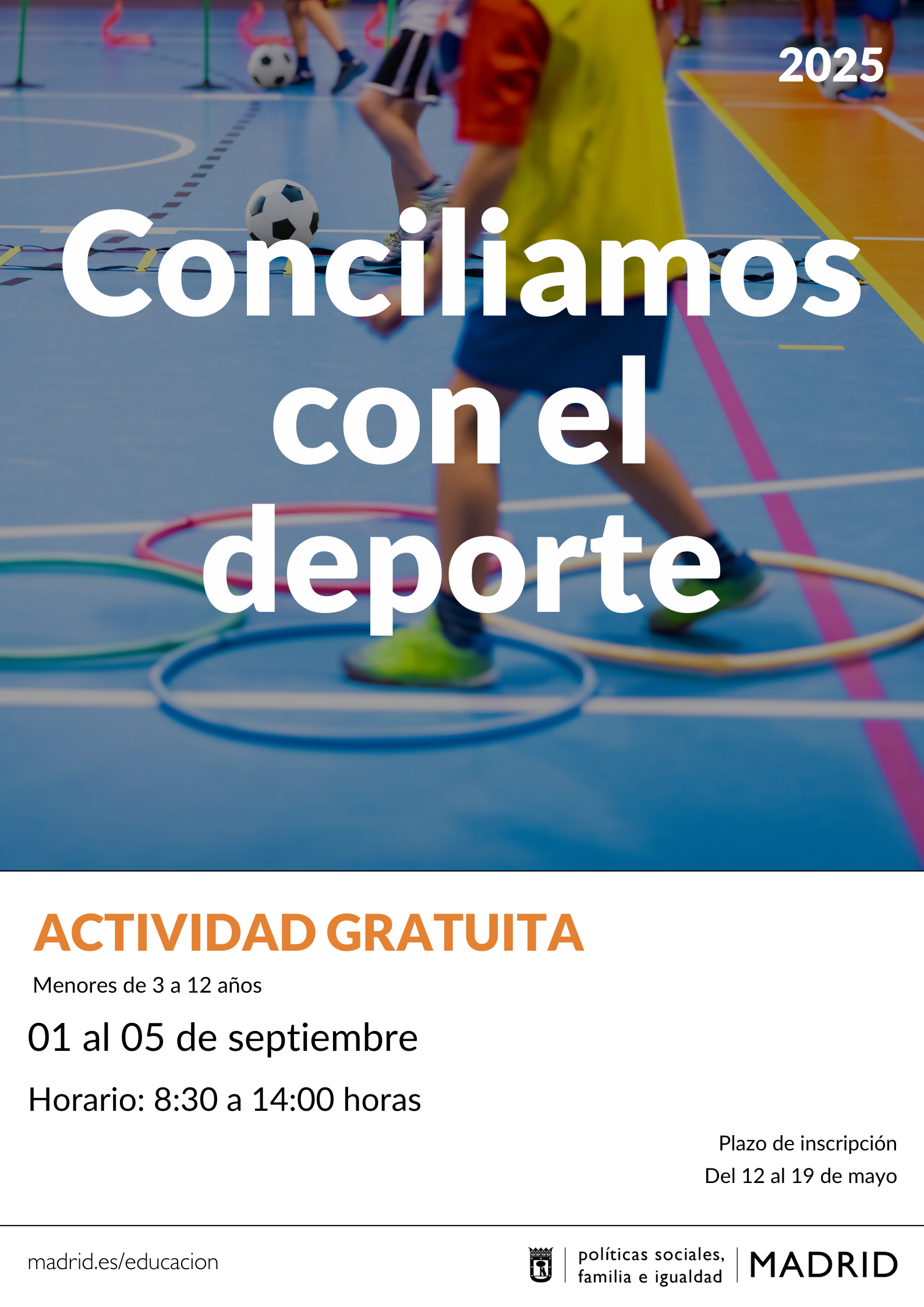 Información "Conciliamos con el deporte"