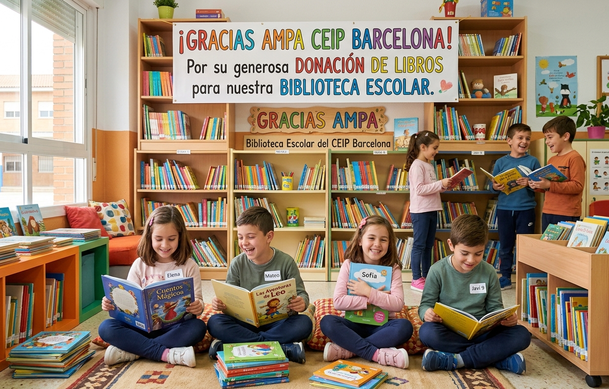 ¿Gracias AMPA CEIP Barcelona!